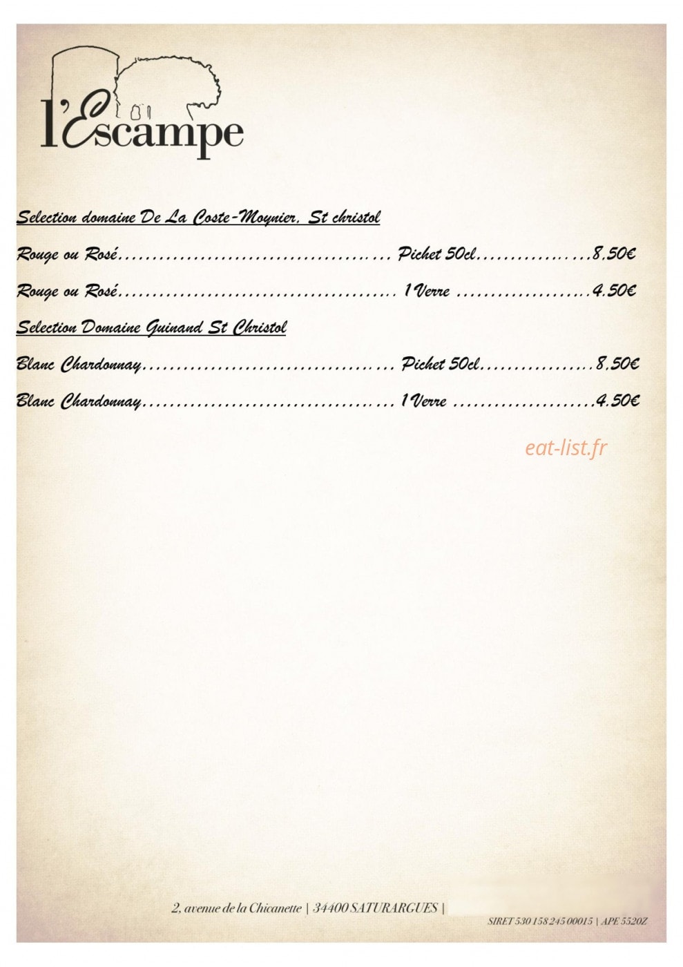 L'Escampe — carte page 5