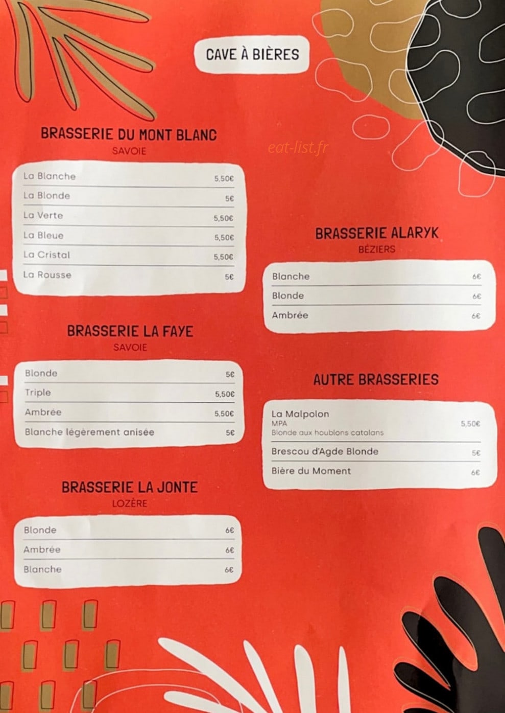 La Cabane — carte page 3