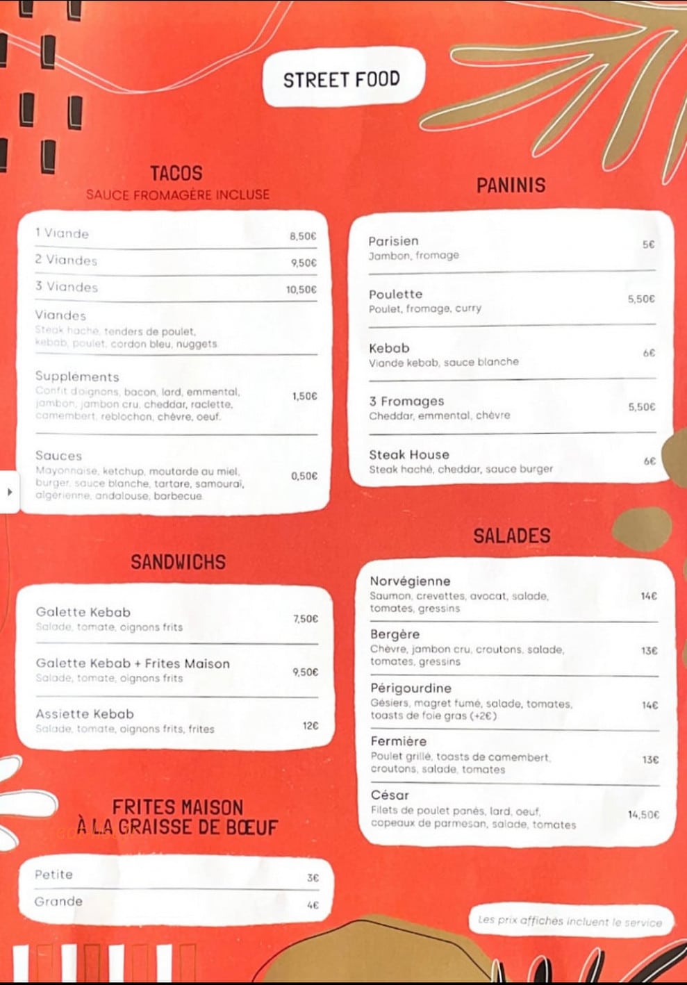 La Cabane — carte page 1