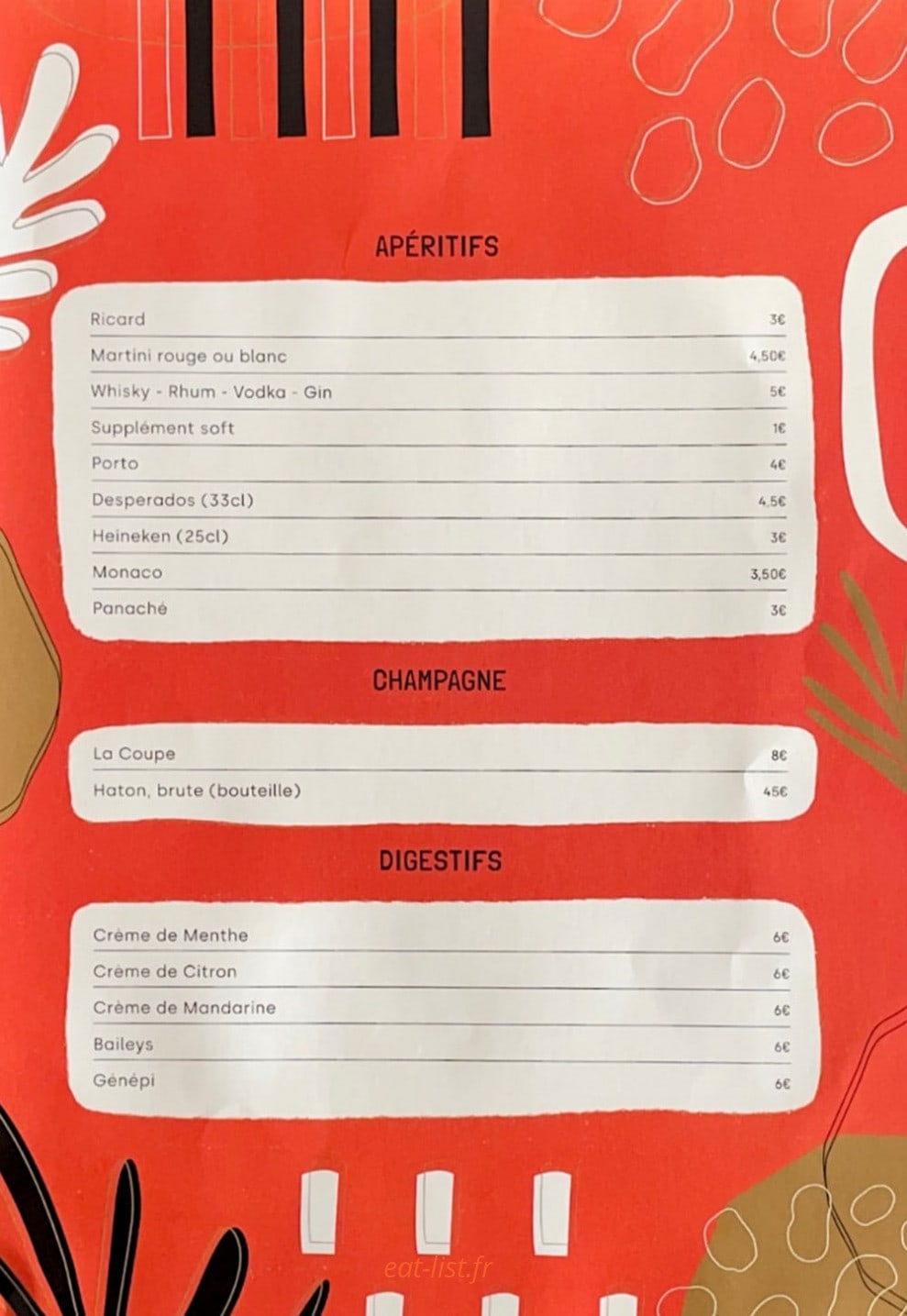 La Cabane — carte page 5