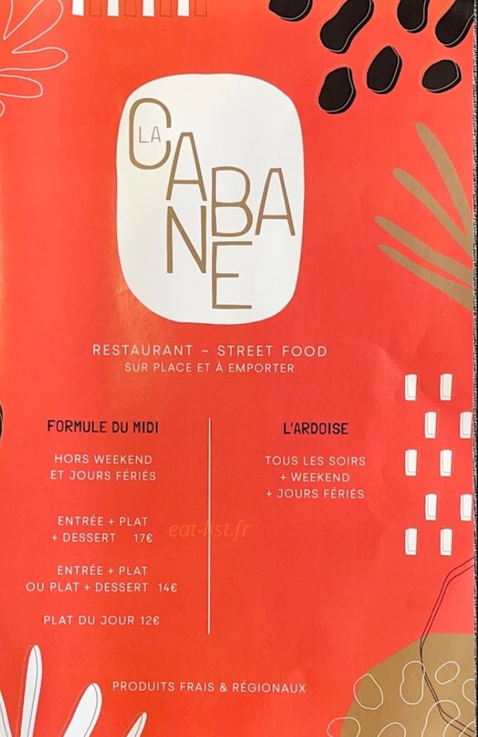 La Cabane — carte page 8