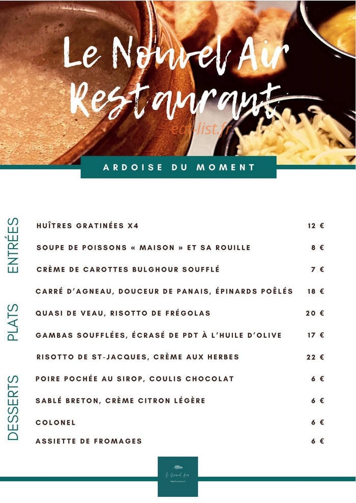 Le Nouvel Air — carte page 1