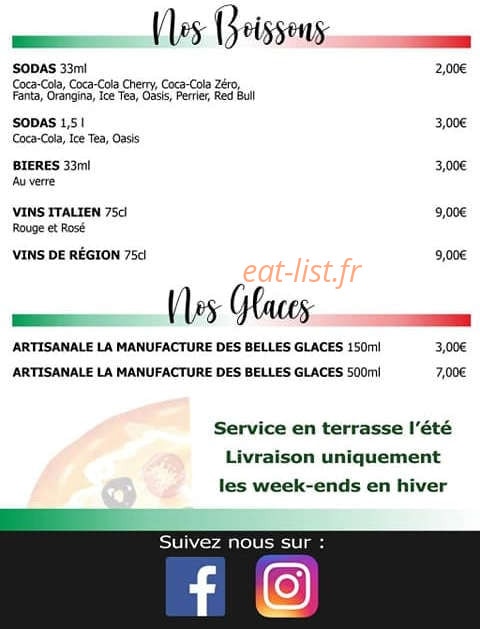 Chez Claodio — carte page 4