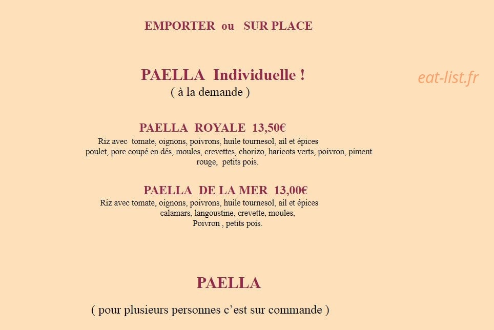 Chez Milou — carte page 3