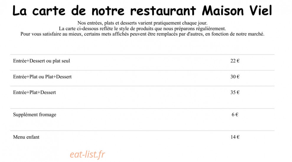 Maison Viel — carte page 1