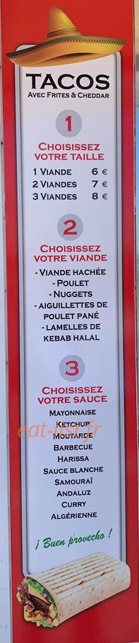 Snack Churros — carte page 2