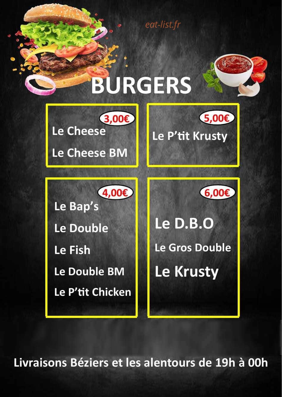 Allô G Faim — carte page 2