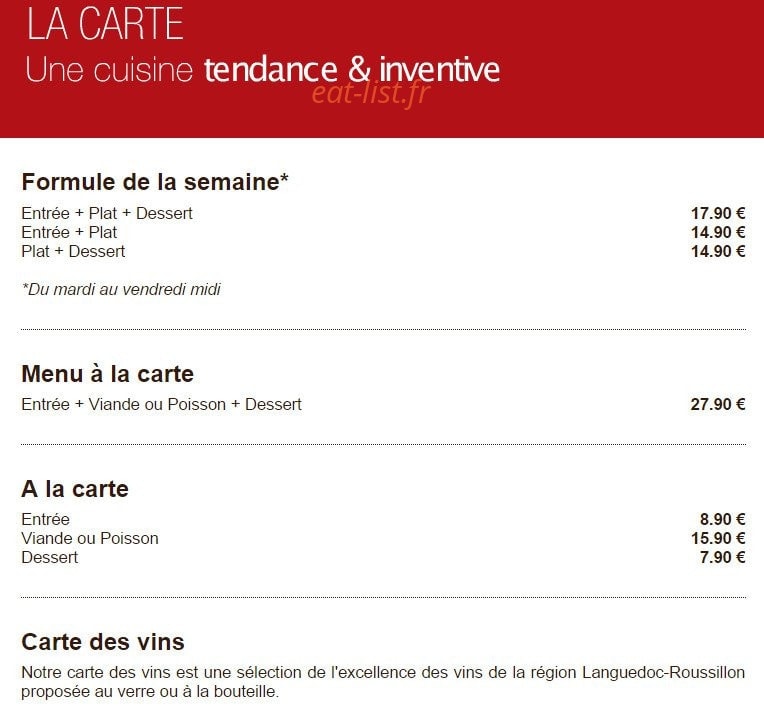 L'Amirada — carte page 1