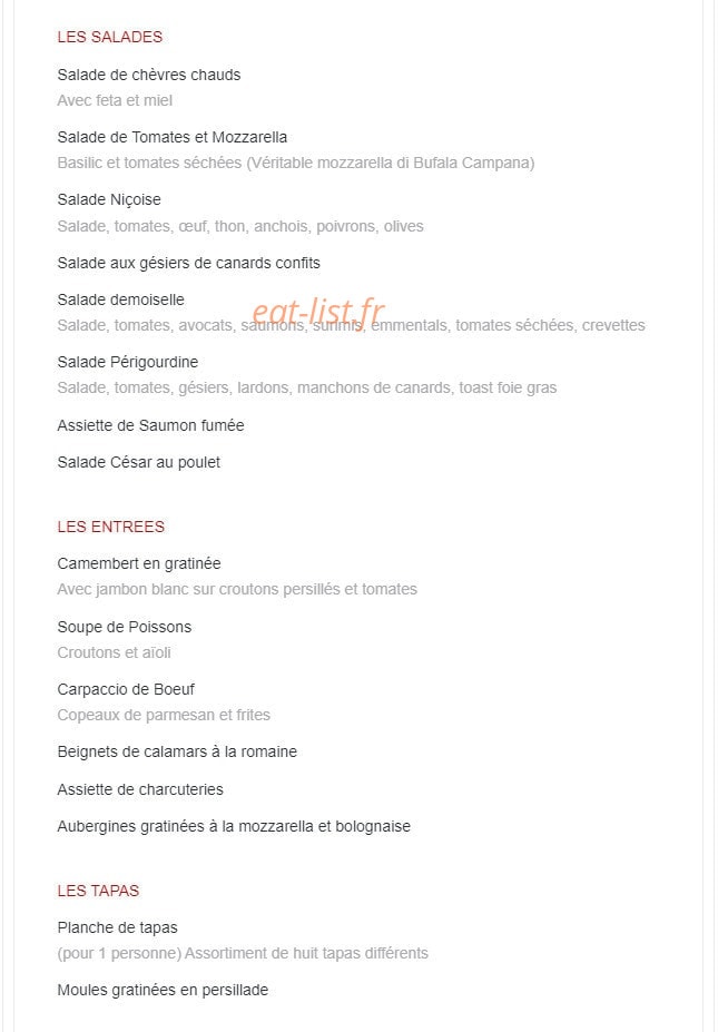 La Crémade — carte page 1