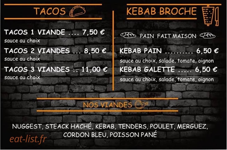 Snack la zone — carte page 4