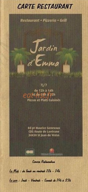 Le jardin d'Emma — carte page 7