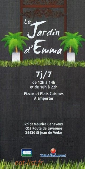 Le jardin d'Emma — carte page 1