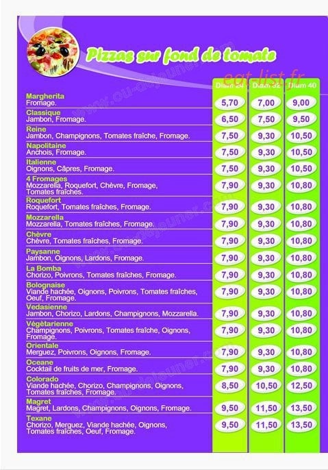 Pizza Dinato — carte page 2