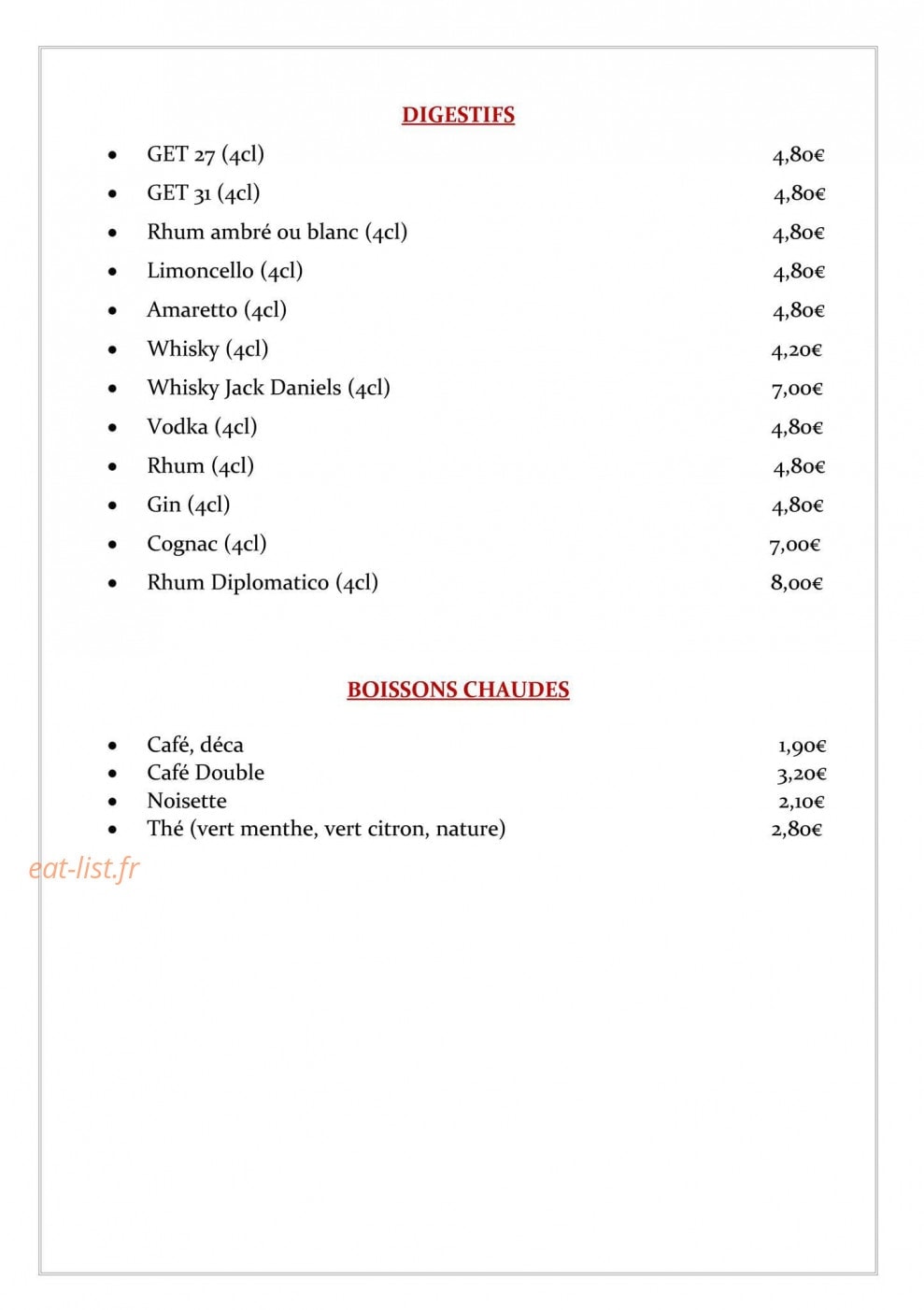 Poz'Pasta — carte page 3