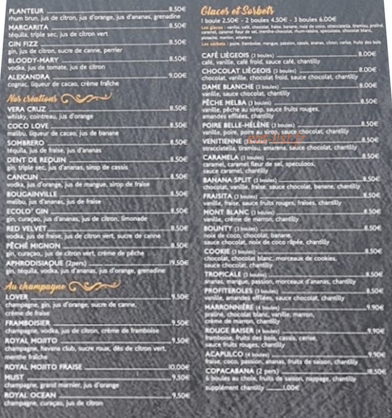 Copacabana — carte page 4