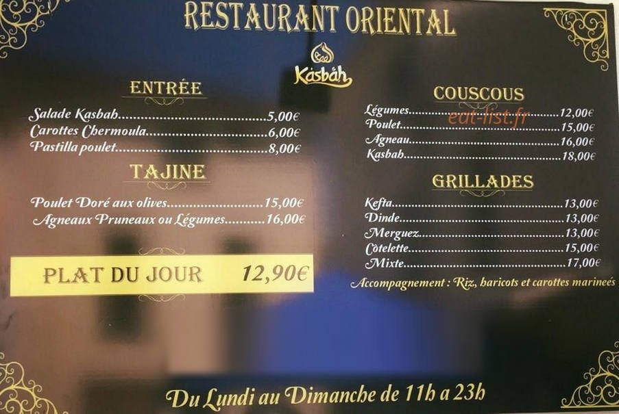 La kasbah — carte page 1