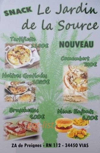Le jardin de la source — carte page 2