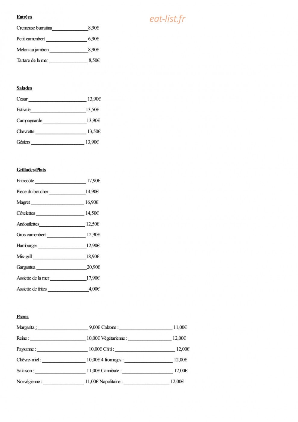 De L'AuTre CôTé Du PonT — carte page 1