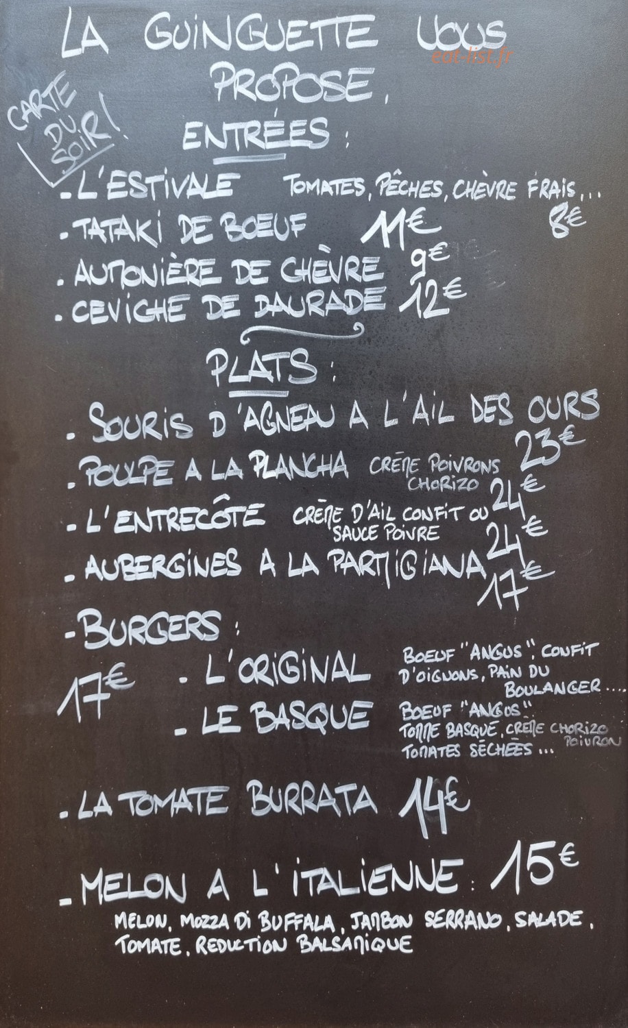 Guinguette Roquebrun — carte page 2