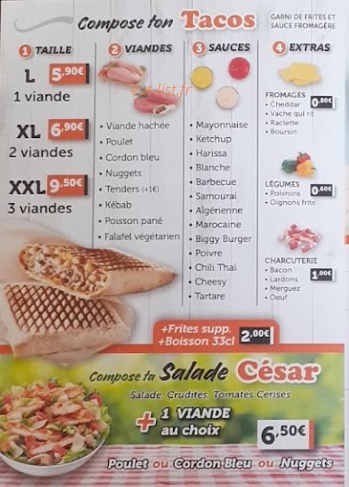 Best of tacos — carte page 2
