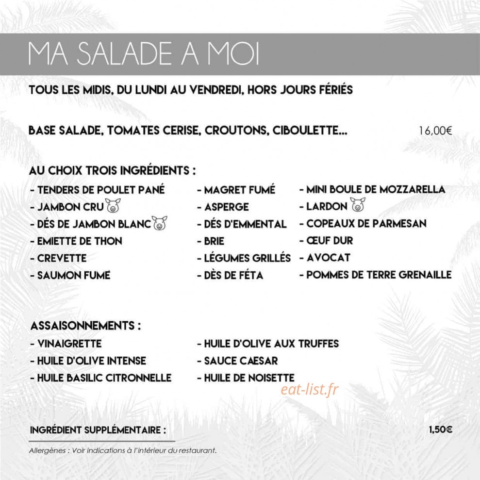 La Cabane — carte page 8