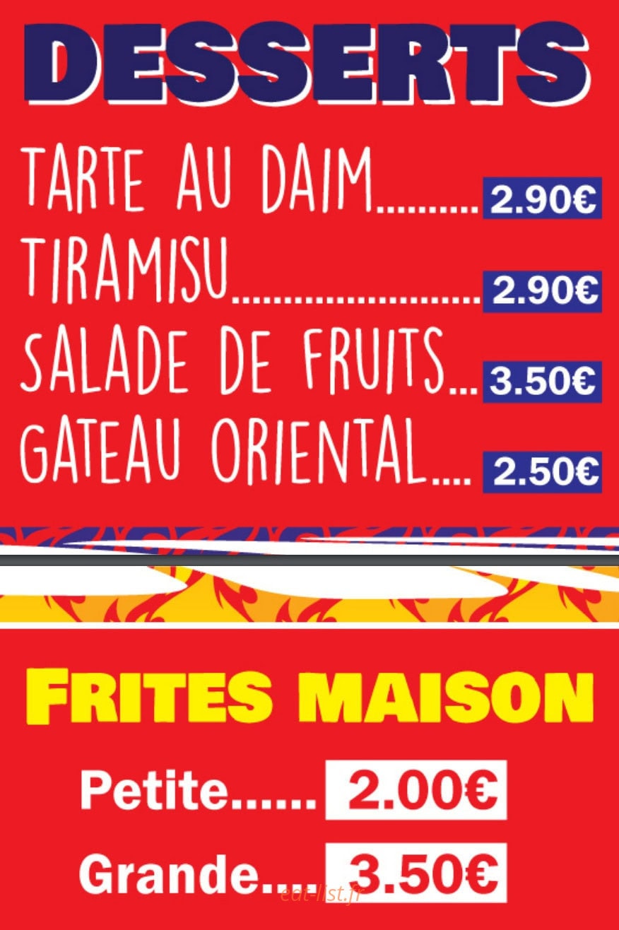 Le Terminus Food — carte page 9
