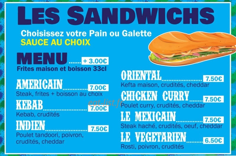 Le Terminus Food — carte page 4