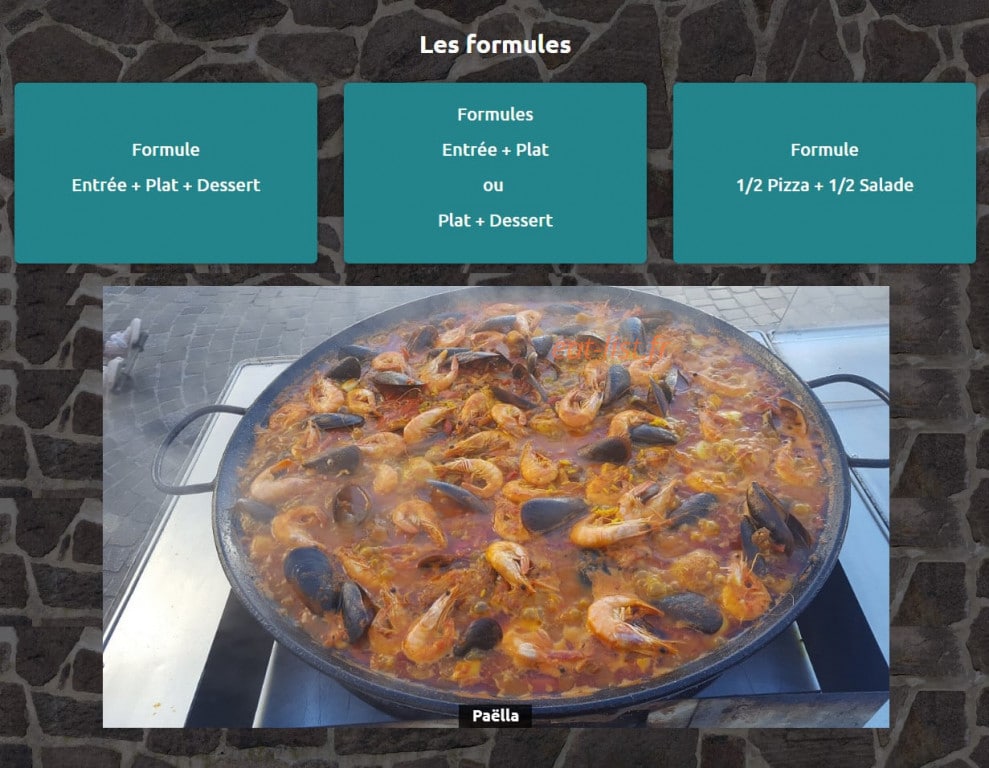 Pizza D'lice — carte page 1