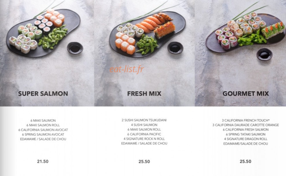 Sushi Shop — carte page 12
