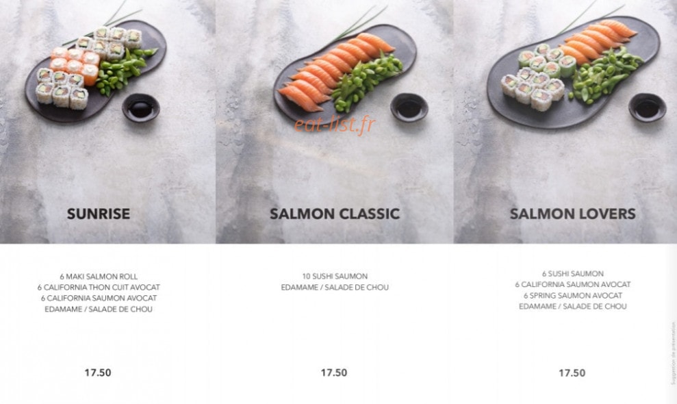Sushi Shop — carte page 10