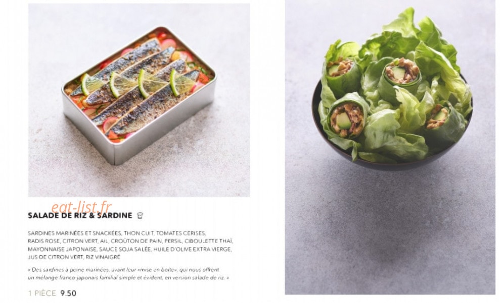 Sushi Shop — carte page 3