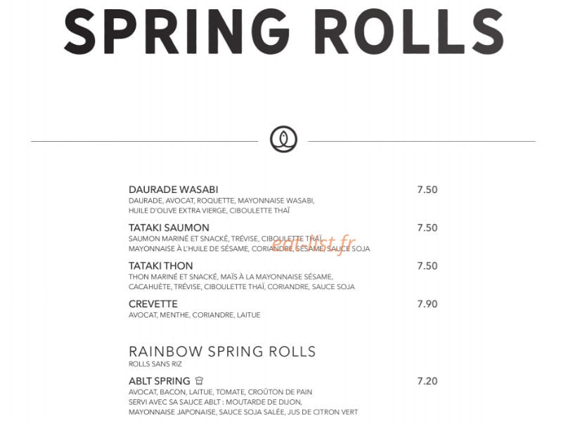 Sushi Shop — carte page 24