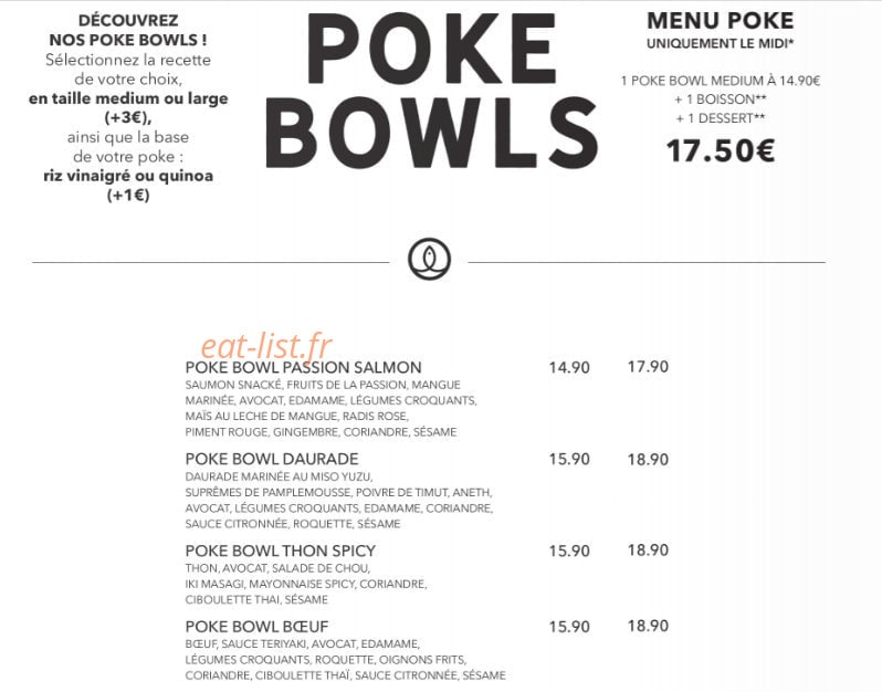 Sushi Shop — carte page 32