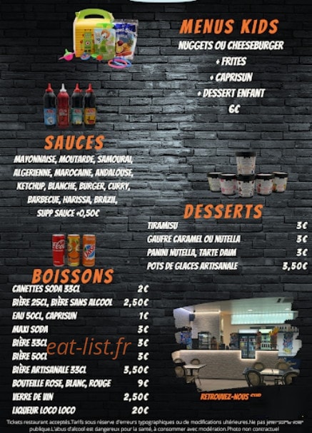 L'instant Snack — carte page 5