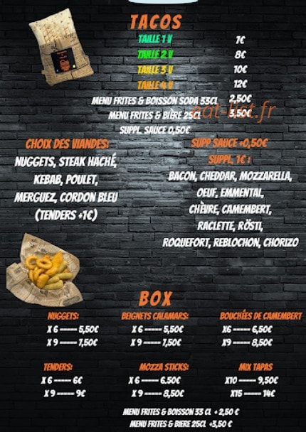 L'instant Snack — carte page 4