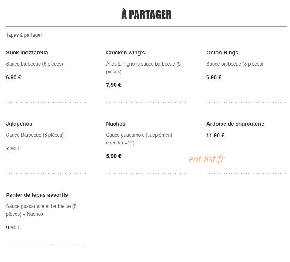 5ème Avenue — carte page 1