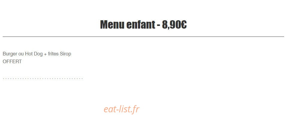 5ème Avenue — carte page 5