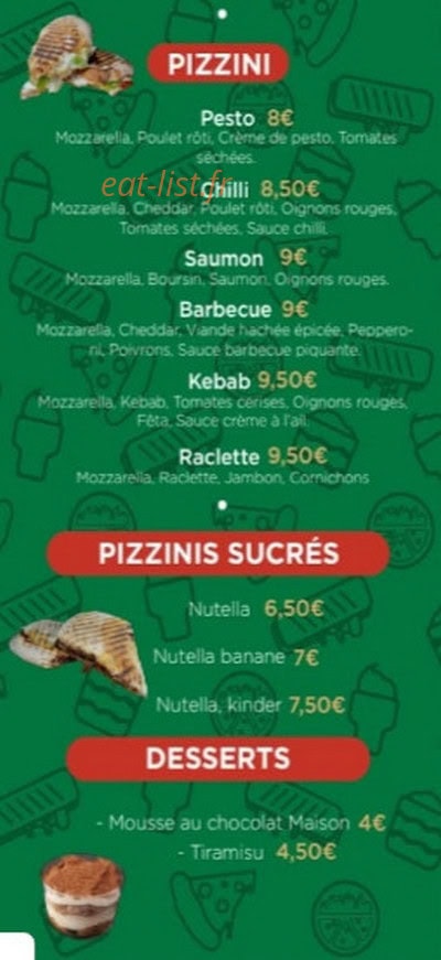 Pizzaloa — carte page 2