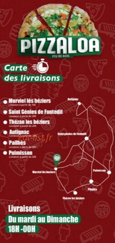 Pizzaloa — carte page 6
