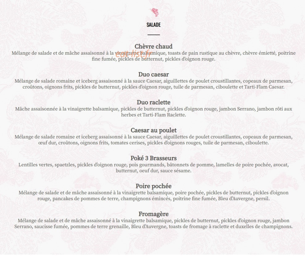 3 Brasseurs — carte page 4