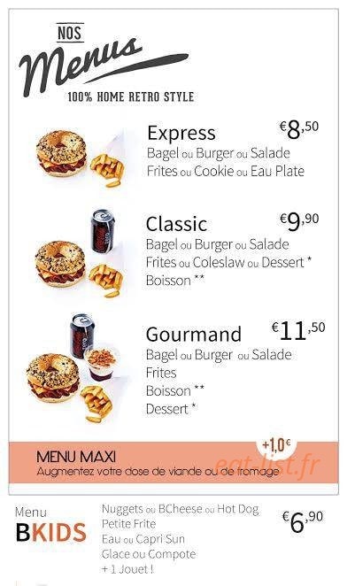 B Chef — carte page 2
