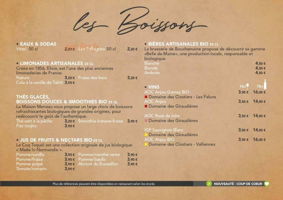Basilic & Co — carte page 3
