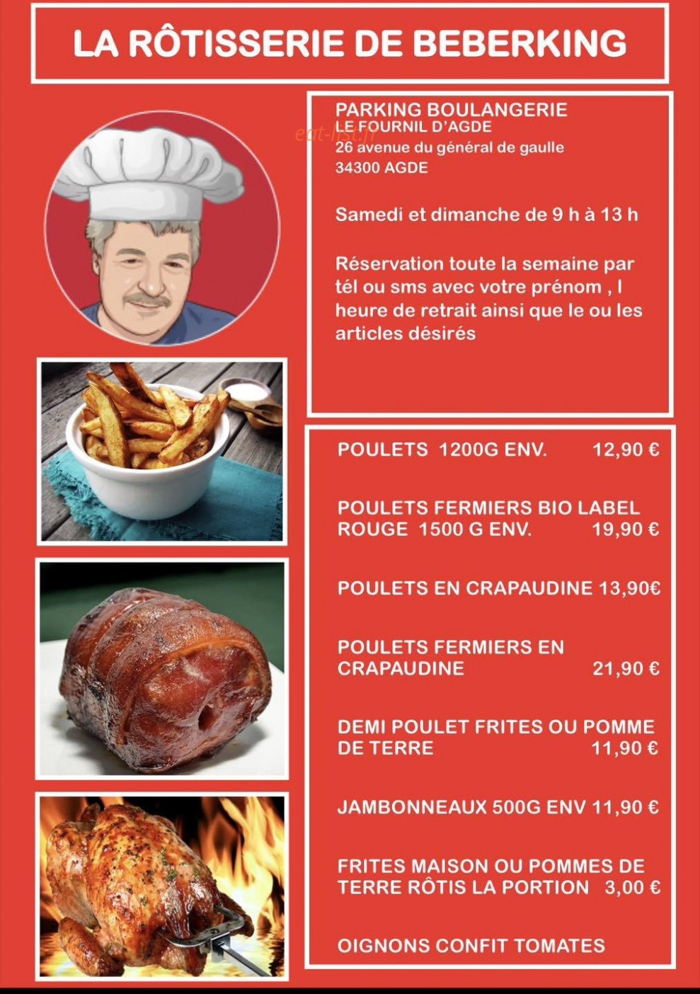 Beber King — carte page 4