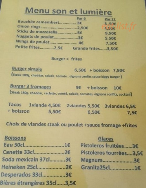 Burger Bianca — carte page 4
