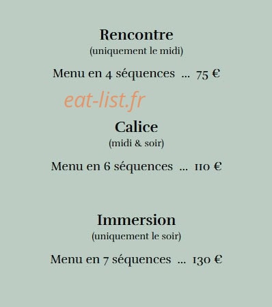 Calice — carte page 1