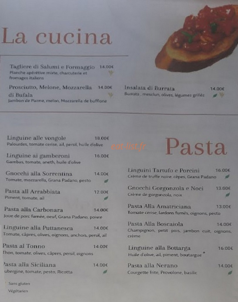 Casa Maria — carte page 1