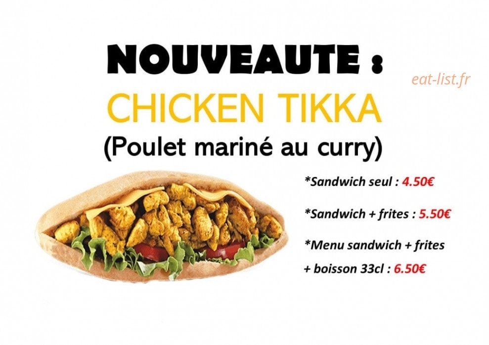 Chez Najim — carte page 3