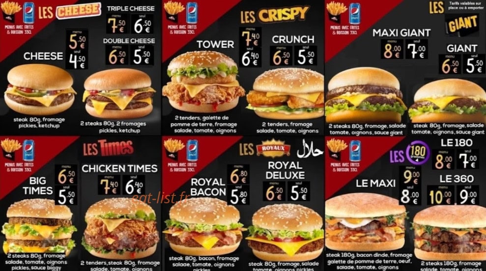 Chicken Time's — carte page 3