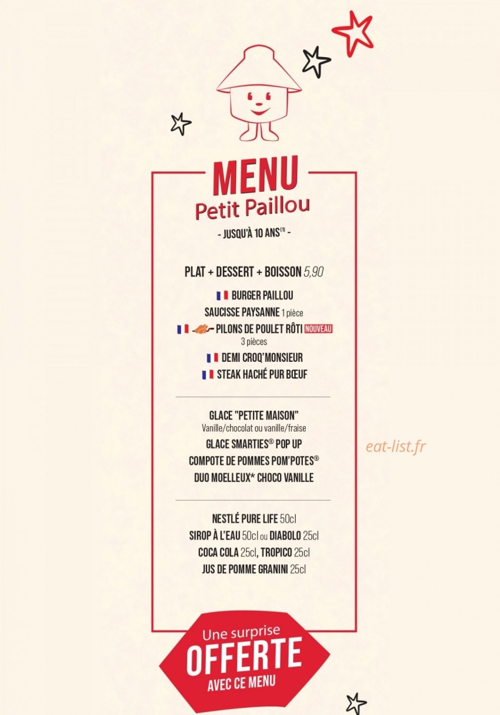 Courtepaille — carte page 7