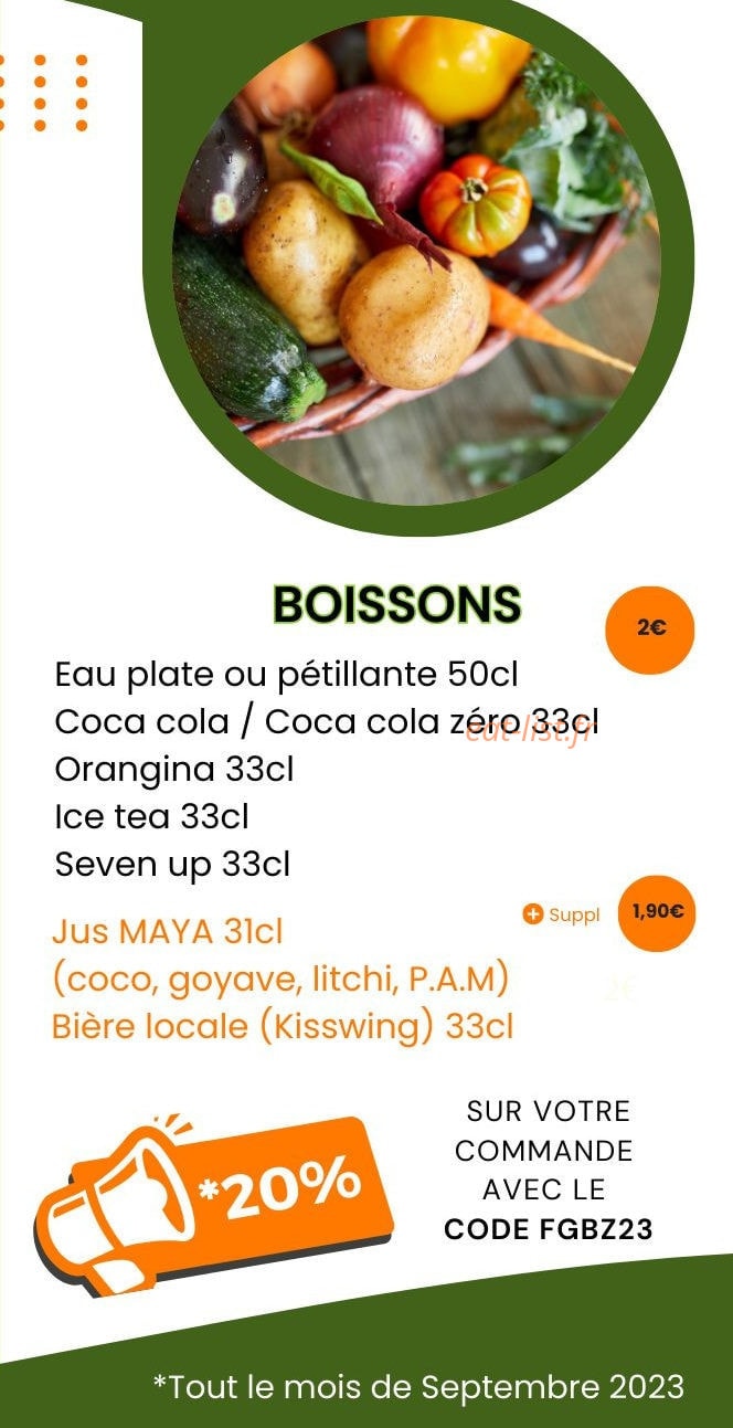 Food Good — carte page 3